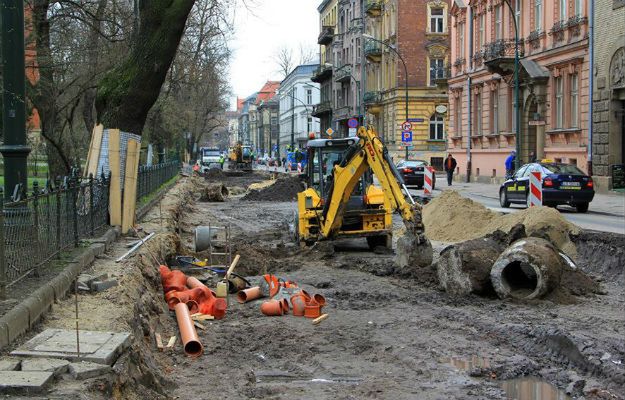Remont za remontem, a krakowianie stoją w korkach