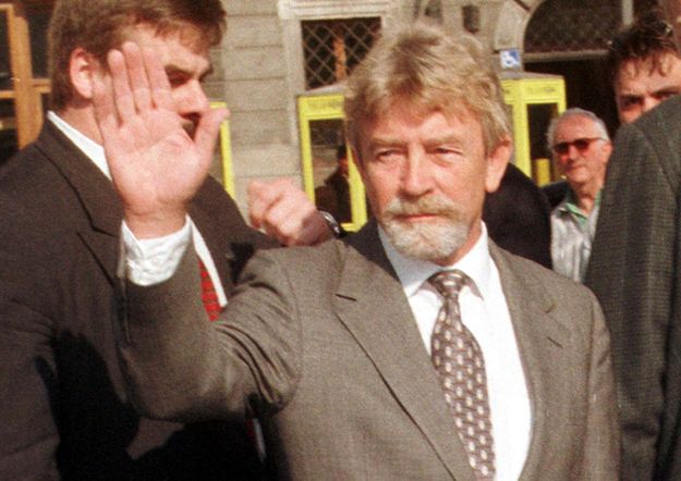 Pułkownik Ryszard Kukliński podczas wizyty w Polsce w 1998 roku.
