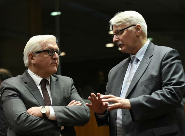 Witold Waszczykowski i Frank-Walter Steinmeier