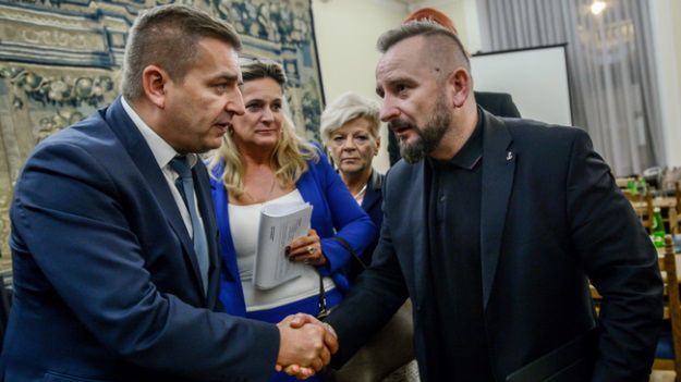 Piotr Liroy-Marzec i Bartosz Arłukowicz