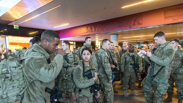 Pierwsze grupy żołnierzy USA we Wrocławiu