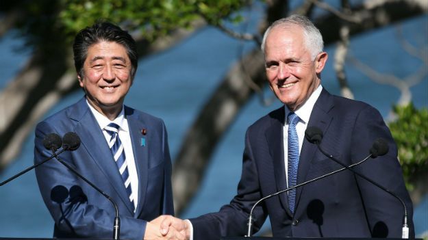 Shinzo Abe i Malcolm Turnbull