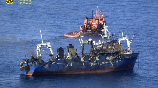 Oleg Najdienow i hiszpański statek ratunkowy