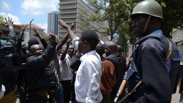 Protest Kenijczyków przeciwko nieefektywnej walce rządu z terrorystami