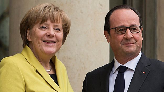 Angela Merkel i Francois Hollande