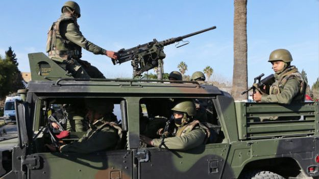 Tunezyjskie wojsko w Tunisie