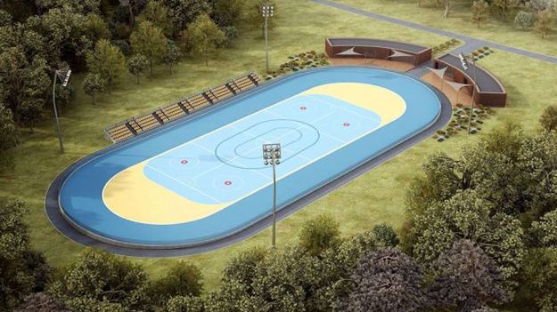 Tak ma wyglądać Centrum Sportów Wrotkarskich koło Areny.