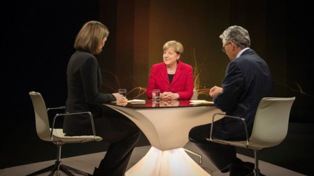 Angela Merkel w telewizji publicznej ZDF