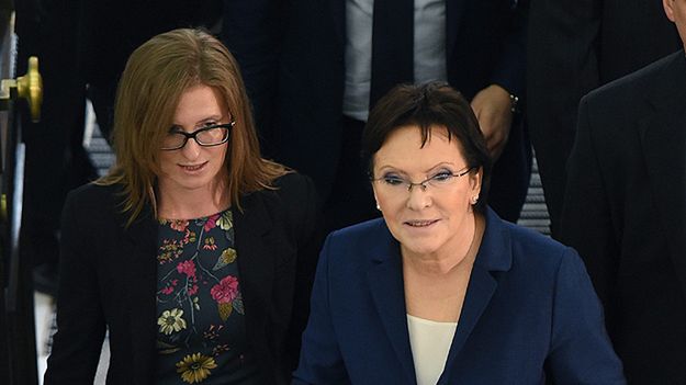 Premier Ewa Kopacz i jej córka Katarzyna Kopacz-Petranyuk