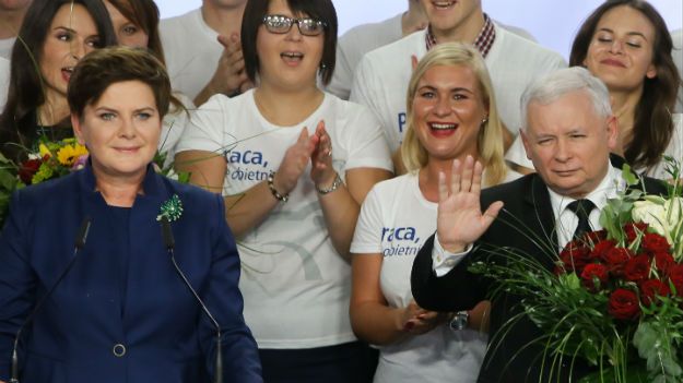 Beata Szydło i Jarosław Kaczyński