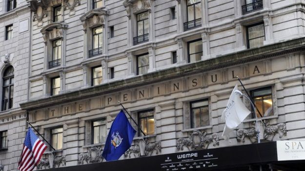 Hotel Peninsula przy nowojorskiej 5 Alei