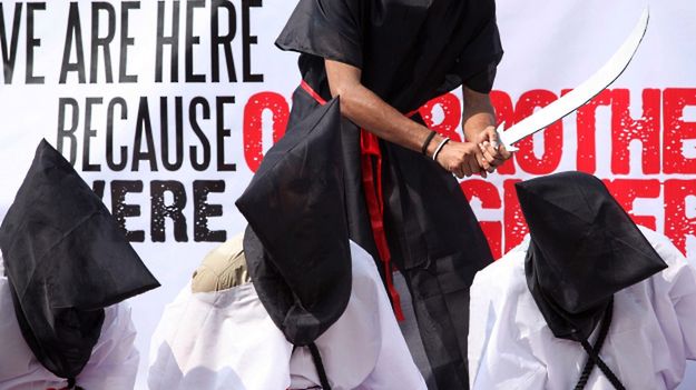 Protest przeciw karze śmierci w Arabii Saudyjskiej