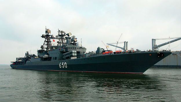Rosyjski niszczyciel RFS Admiral Chabanenko (DD 650)