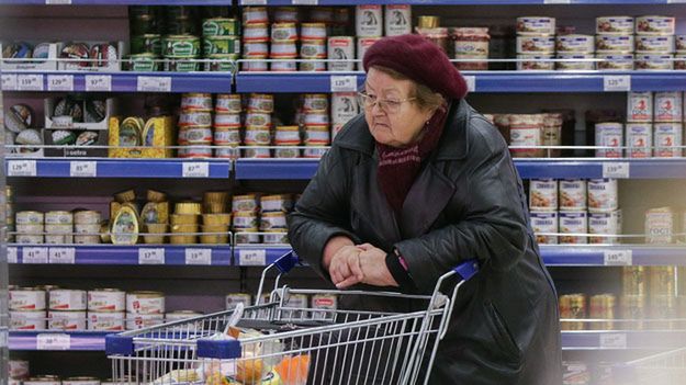 Zakupy w rosyjskim supermarkecie