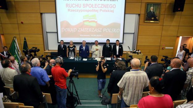 Konwencja wyborcza Ruchu Społecznego RP w Warszawie