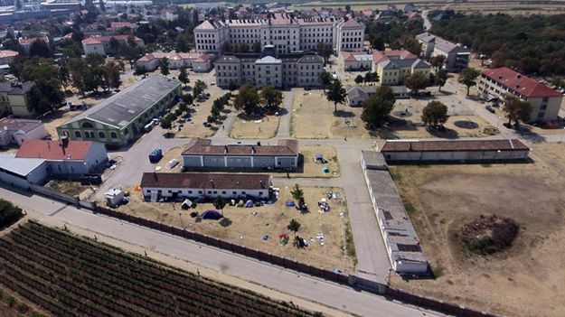 Ośrodek dla uchodźców w Traiskirchen