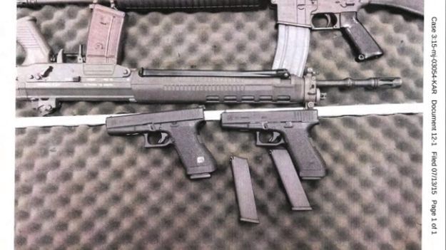 Broń, którą znaleziono u 23-latka