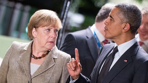 Angela Merkel i Barack Obama