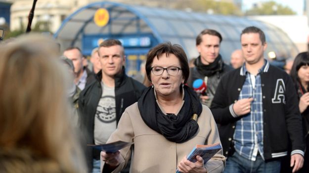 Ewa Kopacz podczas piątkowego spotkania z mieszkańcami stolicy