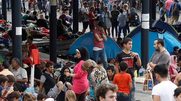 Uchodźcy w Budapeszcie