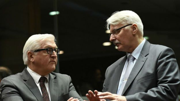 Witold Waszczykowski i Frank-Walter Steinmeier