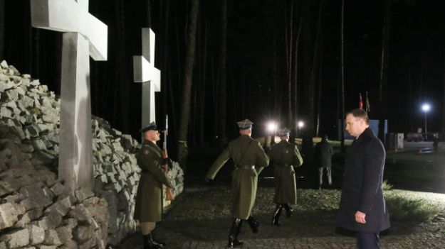 Prezydent na Polskim Cmentarzu Wojennym w Bykowni