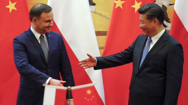 Andrzej Duda i Xi Jinping