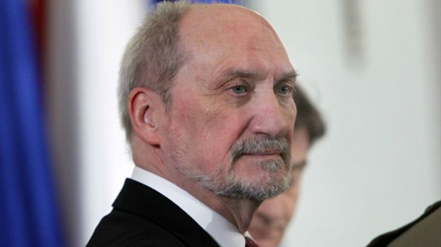 Minister obrony narodowej Antoni Macierewicz