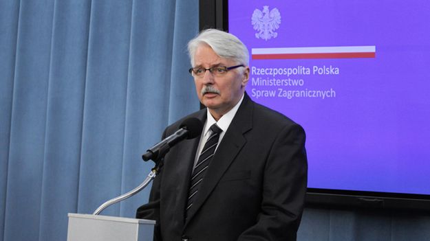 Szef MSZ Witold Waszczykowski