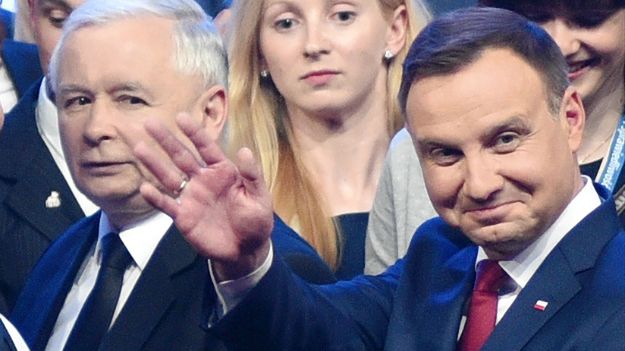 Jarosław Kaczyński i prezydent Andrzej Duda