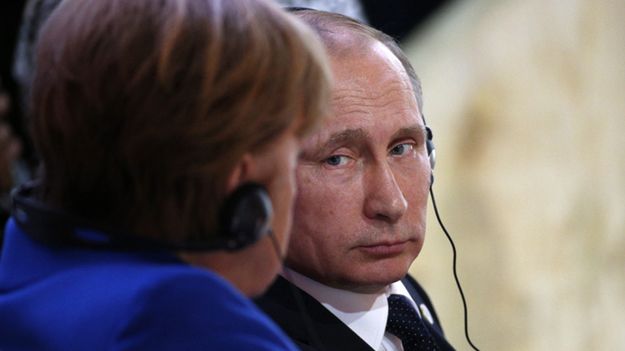 Angela Merkel, Władimir Putin