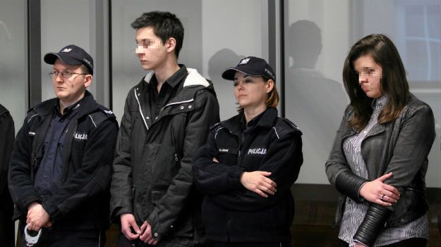 Zuzanna M. i Kamil N. podczas ogłoszenia wyroku