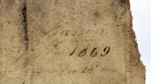 Fragment odnalezionego listu.