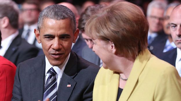 Barack Obama, Angela Merkel