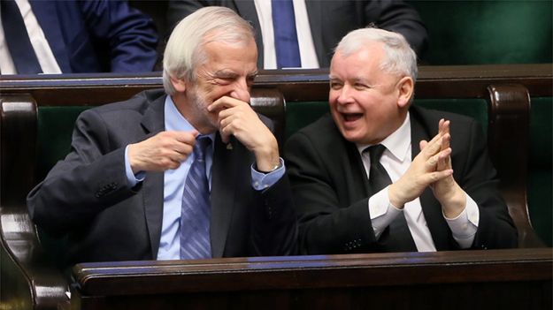 Ryszard Terlecki i Jarosław Kaczyński