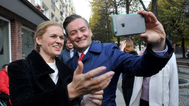 Robert Biedroń i Barbara Nowacka