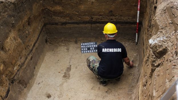 Prace na tzw. Łączce