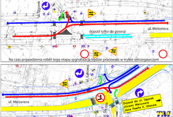 Ulica Meissnera w Krakowie zamknięta. Do czerwca spore utrudnienia w ruchu