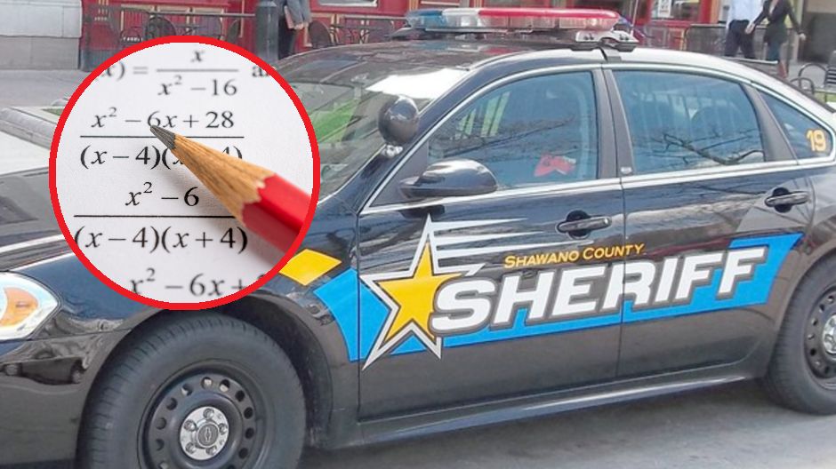 W hrabstwie Shawano w stanie Wisconsin dziesięcioletni uczeń zwrócił się o pomoc do policji, gdy jego rodzina nie potrafiła mu pomóc w pracy domowej z matematyki