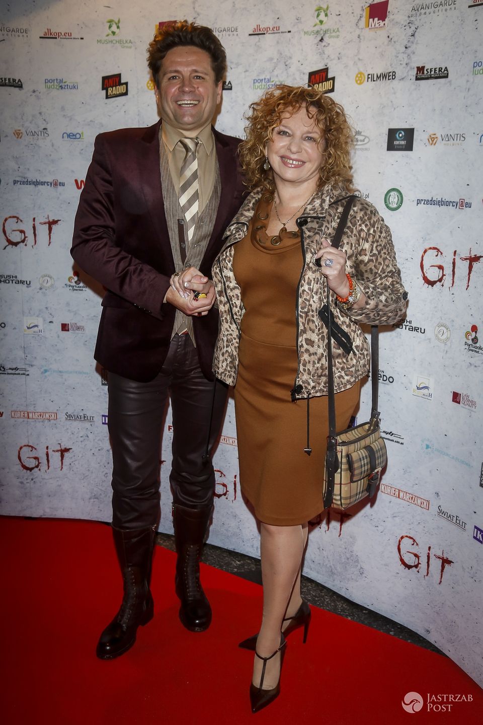 Małgorzata Potocka na premierze filmu ,,Git"