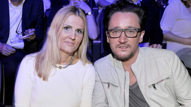 Michał Wiśniewski z żoną