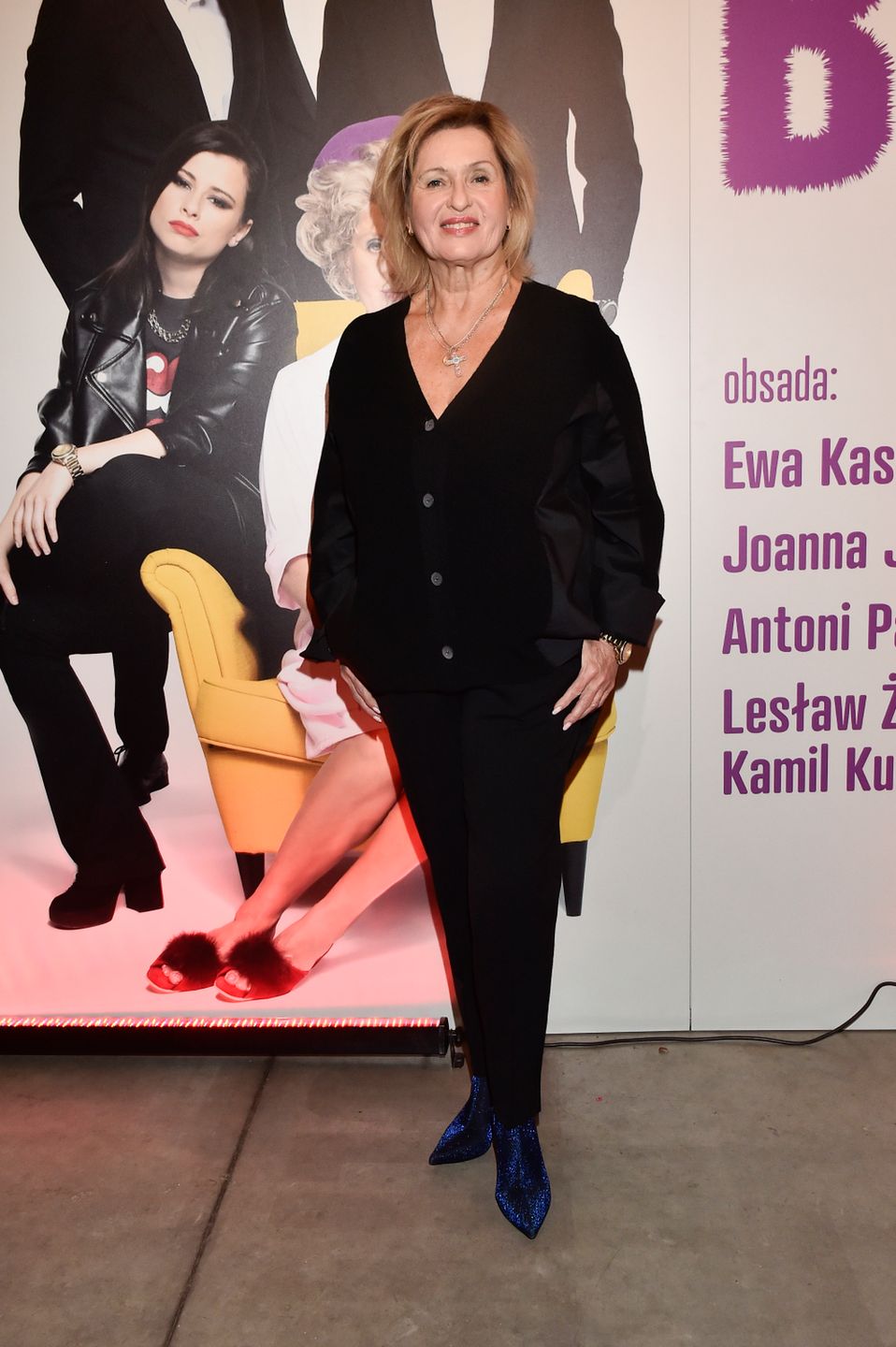 Ewa Kasprzyk - premiera sztuki Berek, czyli upiór w moherze