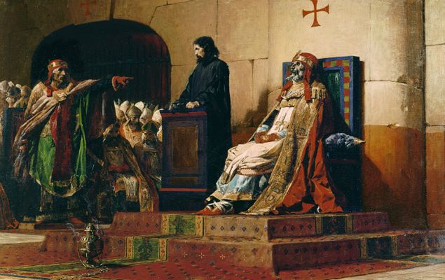 Synod trupi na obrazie Jeana-Paula Laurensa z 1870 r. 