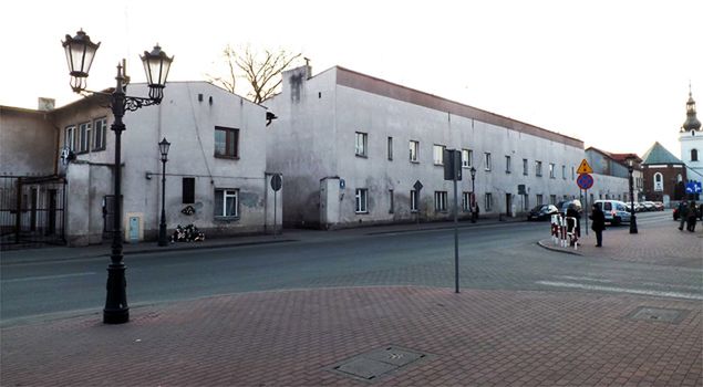 Budynek dawnego więzienia na ul. Kurkowej w Łowiczu, stan obecny 