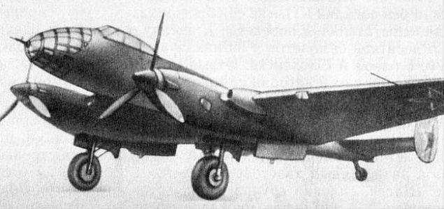 Bombowiec Jer-2 wykorzystywany w nalotach na Warszawę 