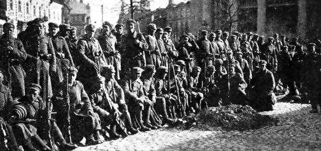 Polscy żołnierze w Wilnie, 1920 r. 