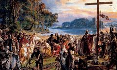 Philip Steele: Mieszko I nawrócił się z powodów religijnych, a nie politycznych