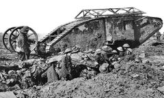 Lądowe pancerniki - pierwsze czołgi na polu walki