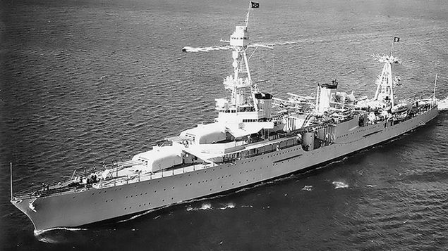 USS Houston w latach 30. ubiegłego wieku