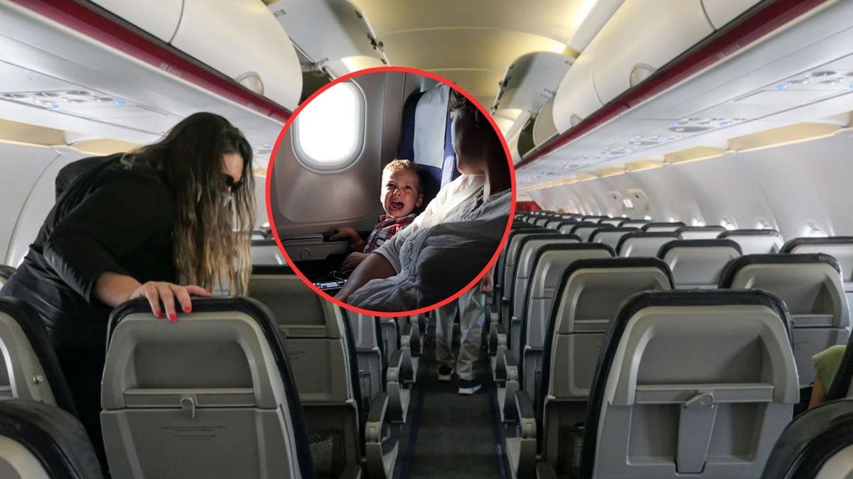 Koszmar w samolocie. Pasażerka "zemściła się" na mamie z dzieckiem